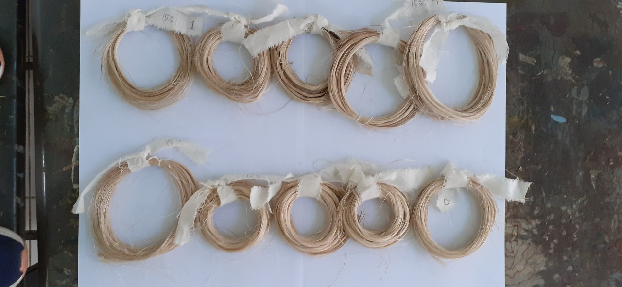 Adding Value to Abaca Fibre Through Weaving and Natural Dyeing for